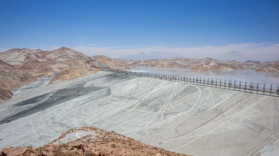 Freeport applies the tailings standard at all relevant tailings storage facilities, including Cerro Verde’s Linga tailings storage facility in Peru.