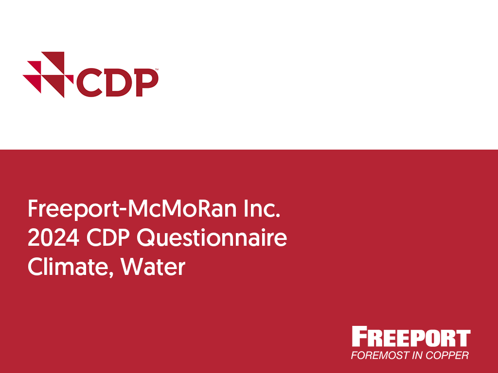 CDP Climate Change Response for Full Year 2024